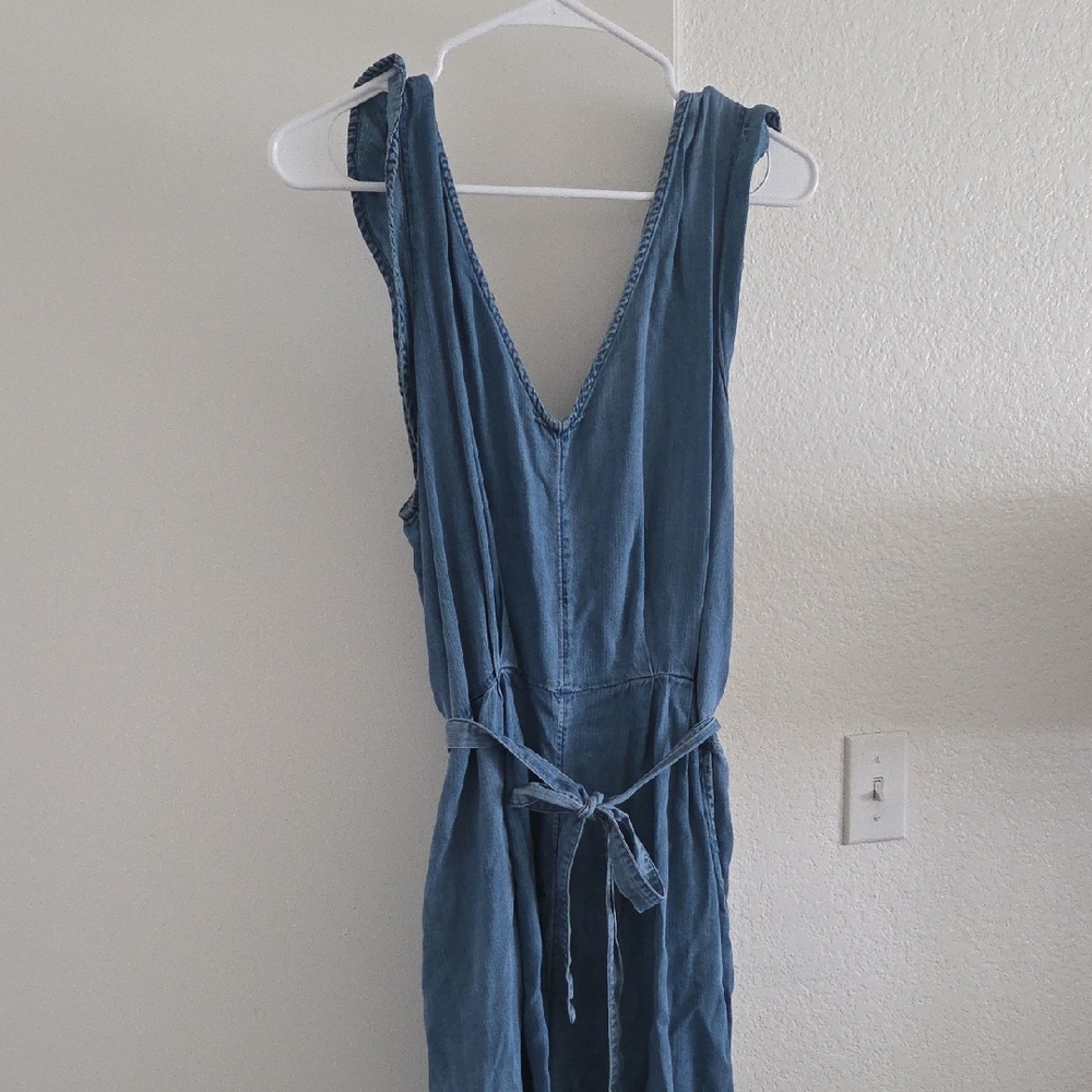 Old Navy Blue Denim Jumpsuit